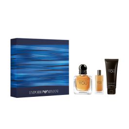 GIORGIO ARMANI Stronger With You -  عطر + مصغر + جل استحمام للجسم والشعر
