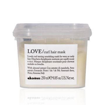 Love Curl Hair Mask Masque disciplinant nourrissant cheveux ondulés bouclés a8004608257158