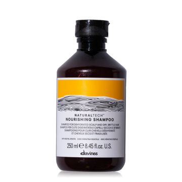 DAVINES Naturaltech Nourishing Shampoo - Shampooing hydratant pour cheveux secs et fragilisés