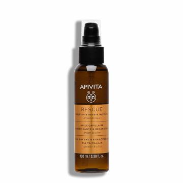 APIVITA Rescue Nourish & Repair Hair Oil - Huile capillaire nourrissante réparatrice - 100ml