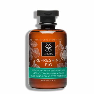 APIVITA Refreshing Fig - Gel douche rafraîchissant, pour tous types de peaux - 300ml