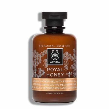APIVITA Royal Honey - Gel douche hydratant, pour peaux sèches - 300ml