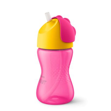 tasse-paille-12mois-rose-jaune-aveb29-12r300