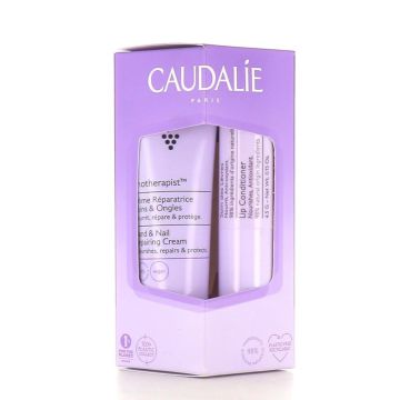 CAUDALIE Vinotherapist - CAUDALIE Duo Vinotherapist Crème Réparatrice 30ml + Soin des Lèvres 30ml