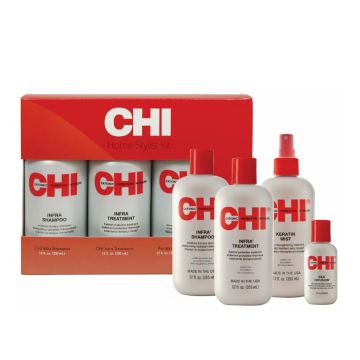  Coffret Shampoo + Conditioner  + Keratin Mist 150ml + Silk In chin12-sht4x1a