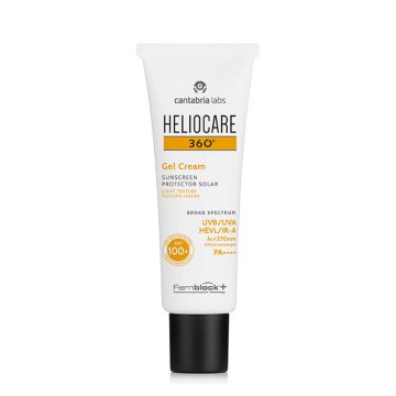 CANTABRIA LABS Heliocare 360° Gel-Crème - Gel-Crème protection solaire SPF100+ large spectre - 50ml