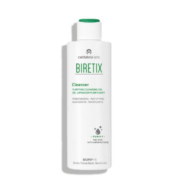 CANTABRIA LABS Biretix - Gel nettoyant purifiant pour peaux mixtes, grasses et à tendance acnéique - 200ml