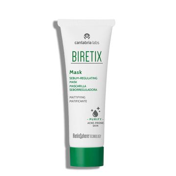 CANTABRIA LABS Biretix Mask - Soin sébo-régulateur pour peaux grasses et à tendance acnéique - 25ml