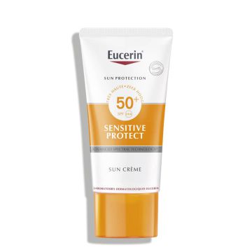 EUCERIN Sensitive Protect - Crème solaire SPF50+ pour peaux sensibles et sèches - 50ml