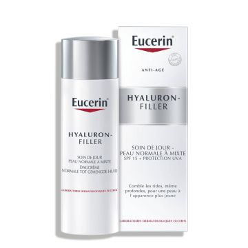 EUCERIN Hyaluron Filler  - Soin de jour pour peaux normales à mixtes SPF15 - 50ml