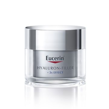 EUCERIN Hyaluron Filler + 3x Effect - Soin de nuit anti-âge pour tous types de peaux - 50ml