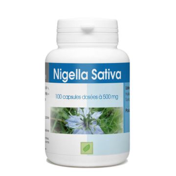 GPH Diffusion Nigella Sativa - Complément alimentaire Anti-oxydant / Forme et vitalité / Défenses immunitaires - 100 capsules