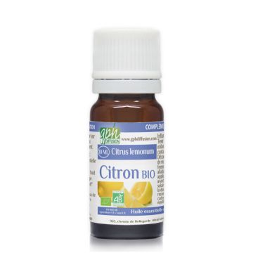 GPH Diffusion Citron BIO - Huile essentielle chémotypée - 10ml