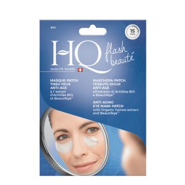 HQ Beauté Flash - Masque-patch tissu yeux anti-âge