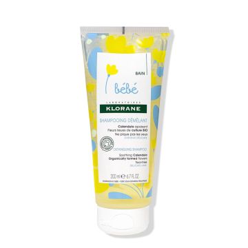 klorane bébé Shampooing Doux Démêlant Idéal pour les cheveux délicats de bébé