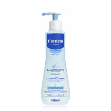 MUSTELA Eau Nettoyante - Sans rinçage pour peaux normales bébé et enfants - 300ml