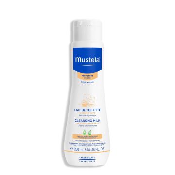 MUSTELA Lait de Toilette - Visage et siège pour peaux sèches bébé et enfants