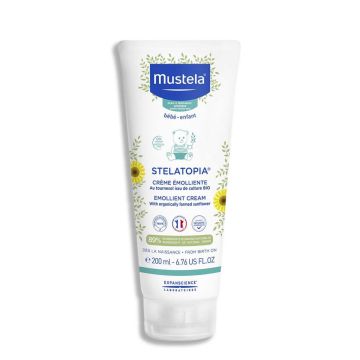 MUSTELA Stelatopia - Crème émolliente pour peaux à tendance atopique du bébé et de l'enfant - 200ml