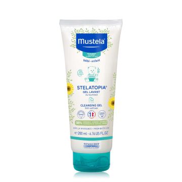 MUSTELA Stelatopia - Gel lavant pour peaux à tendance atopique du bébé et de l'enfant - 200ml