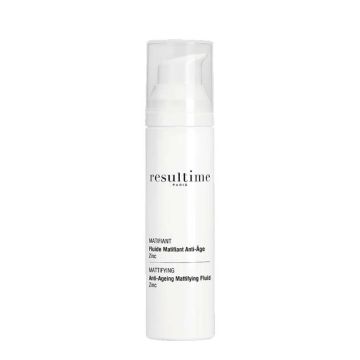 RESULTIME Anti-âge - Fluide matifiant anti-age zinc pour peaux mixtes à grasses - 50ml