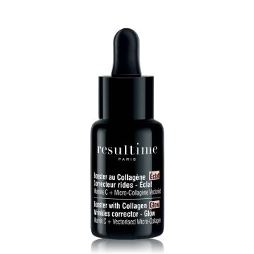 RESULTIME Éclat - Booster collagène correcteur anti-rides aux rétinol+Micro collagène pour toutes peaux - 15ml