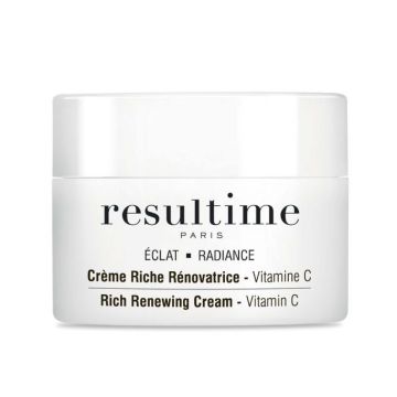 RESULTIME Éclat - Crème riche rénovatrice vitamine C pour peaux sèches - 50ml