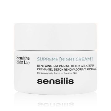 SENSILIS Supreme [Night Cream] - Crème de nuit régénérante pour peaux normales à sèches - 50ml