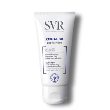 SVR Xérial 30 Crème Pieds - Crème hydratante nutri-réparatrice anti-callosités - 50ml