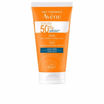 AVÈNE Très Haute Protection - Fluide ultra-léger très haute protection solaire pour peaux sensibles normales à mixtes - 50ml