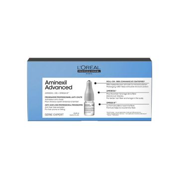 L'ORÉAL PROFESSIONNEL Aminexil Advanced - Programme professionnel anti-chute - 10x6ml