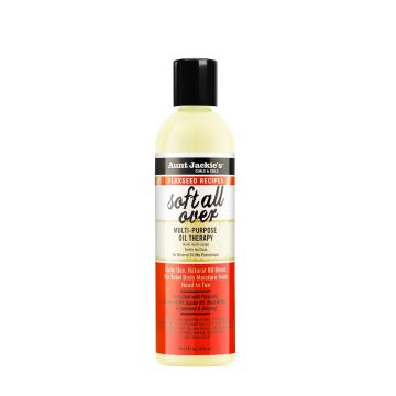 AUNT JACKIE'S Soft All Over Multi-Purpose Oil - Huile polyvalente nourrissante adoucissante pour cheveux peau et ongles - 237 ml