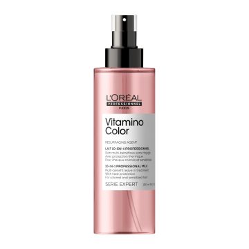 L'ORÉAL PROFESSIONNEL Vitamino Color - Lait 10-en-1 multi-bénéfices sans rinçage avec protection thérmique pour cheveux colorés et sensibilisés - 190ml