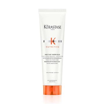KERASTASE Nutritive Nectar Thermique - Lait de beauté anti-frizz thermoprotecteur pour cheveux secs, moyens à épais - 150ml