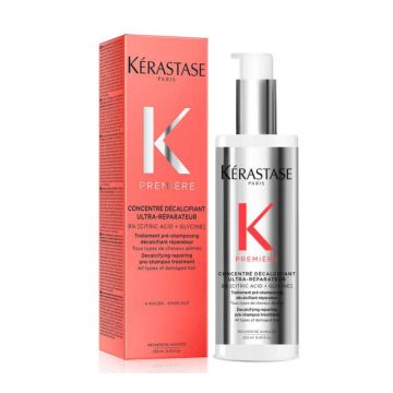 KERASTASE Première Soin Concentré Décalcifiant Ultra-Réparateur - Traitement pré-shampooing pour tous types de cheveux abîmés