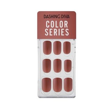 DASHING DIVA Magic Press Nails Brick Brown