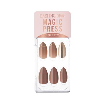 DASHING DIVA Magic Press Nails Delicate Gold