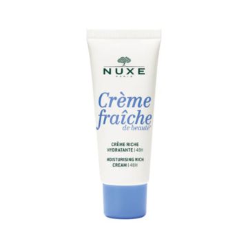 NUXE Crème Fraîche de Beauté - Crème riche hydratante 48H pour peaux sèches