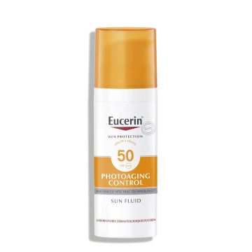 EUCERIN Sun Protection - Fluide solaire anti-âge pour toutes peaux SPF50+ - 50ml