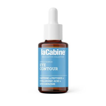LA CABINE Eye Contour - Sérum contour des yeux hydratant défatigant raffermissant anti-rides anti-cernes anti-poches - 30ml