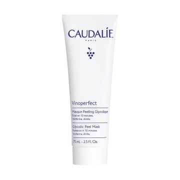 CAUDALIE Vinoperfect - Masque peeling glycolique anti-taches pour tous types de peaux - 75ml