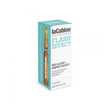 LA CABINE Flash Effect Ampoules - Soin coup d’éclat lissant raffermissant effet tenseur immédiat pour tous types de peaux