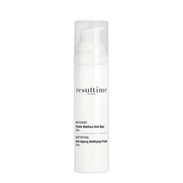 RESULTIME Anti-âge - Fluide matifiant anti-age zinc pour peaux mixtes à grasses - 50ml