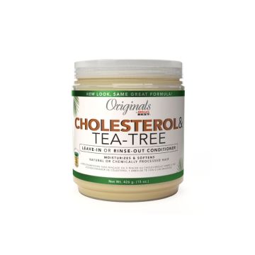ORIGINALS Cholesterol Tea-Tree Oil Conditioner - Soin avec ou sans rinçage revitalisant hydratant pour cheveux secs ou abîmés - 426g