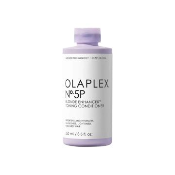 OLAPLEX N°5P Blonde Enhancer Toning Conditioner - Après-shampooing déjaunissant éclaircissant hydratant pour cheveux blonds décolorés et gris - 250ml