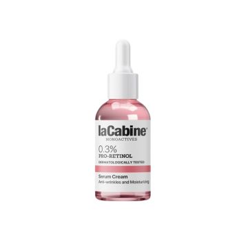 LA CABINE Monoactives 0.3% Pro-Retinol - Crème-sérum anti-âge régénérante lissante raffermissante pour tous types de peaux - 30ml