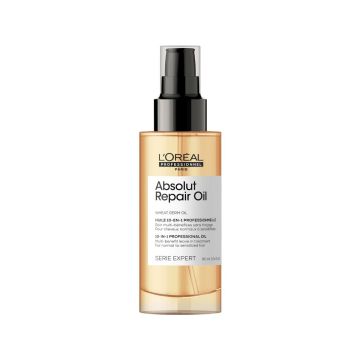 L'ORÉAL PROFESSIONNEL Absolut Repair Oil - Huile 10-en-1 multi-bénéfices sans rinçage pour cheveux normaux à sensibles - 90ml
