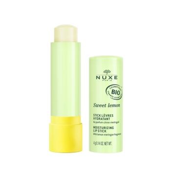 NUXE Sweet Lemon Bio - Stick à lèvres hydratant au parfum citron meringué