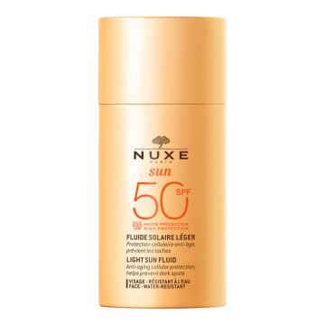 NUXE Sun - Fluide solaire léger visage SPF50 haute protection résistant à l'eau - 50ml