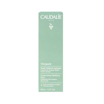 CAUDALIE Vinopure - Fluide matifiant hydratant pour peaux grasses - 40ml