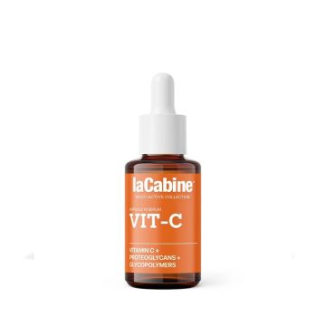 LA CABINE Vit-C Serum - Sérum antioxydant illuminateur hydratant pour peaux ternes et fatiguées - 30ml